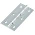 Solid Drawn Butt Cabinet Hinge - 75 x 40 x 2.0mm - Satin Chrome - Pair 914547P