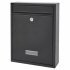 Trent Mailbox - 260 x 340 x 88mm - Black 025257P
