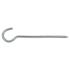 Ceiling Hooks to Screw - 125mm Length - Zinc Plated - Pack of 10 552357P