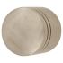 Turned Lined Round Cabinet Knob - 30mm Diameter - Satin Stainless Steel 630857P