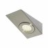 Forum Culina Lago 1.5W LED Wedge Cabinet Downlight - IP44 - 4000K Cool White - Satin Nickel 662267P