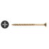 II Stick Fit PoziSquare Countersunk Wood Screws - 5.0 x 90mm - Yellow Zinc - Pack of 100 394767P