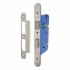 Architectural DIN Bathroom Lock - 85mm Case - 60mm Backset - Radius - Satin Stainless 600967P