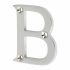 63mm Screw Fix Door Letter - B - Polished Chrome 041977P