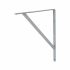 Strong Shelf Bracket with Centre Stay - 455 x 405mm - Grey 051087P