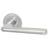 Polished/Satin Chrome Door Handles on Round Rose - Lena Range 523087P