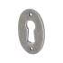 Oval Escutcheon - 51 x 29mm - Keyhole - Pewter 923387P