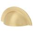 Crofts & Assinder Monmouth Cabinet Cup Handle - 64mm Centres - Brushed Satin Brass 916397P