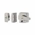 BS 3621:2007 Double Locking Nightlatch - 40mm Backset - Polished Chrome Case/Cylinder 473897P