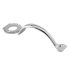 Escutcheon Handle for Long Throw Gate Lock - 200mm Length - Polished Chrome 107318P