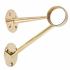 51mm Solid Brass Bar Rail Angled Stem Bracket - Polished 563148P