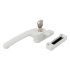 Guru Breakseal Locking Casement Window Fastener - Left Hand - White 761548P