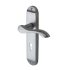 Satin Chrome Scroll Keyhole Lock Door Handles - Aurora Range - 183 x 42mm 727498P