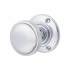 Polished Chrome Mortice Door Knob - 69mm Rose Diameter - Oxford Range 458209P