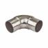 90° Curved Elbow - 304 Brushed Satin Stainless Steel 989249P