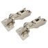 CLIP Top Wide Angle Cabinet Hinge - 170° - Sprung - Half Overlay - Zinc Plated - Pair 911759P