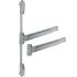 Touchbar Rebated Double Door Panic Bar Set - Timber Door - Satin Stainless Steel 187169P