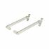Roller Arm Fanilight Stay - 150mm Length - Satin Aluminium - Pair 790969P