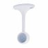 25mm Hanging Rail End Bracket - White - Pack of 2 202479P