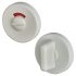 Nylon Bathroom Turn & Release with Indicator - 52mm Diameter - Diamond White 273779P