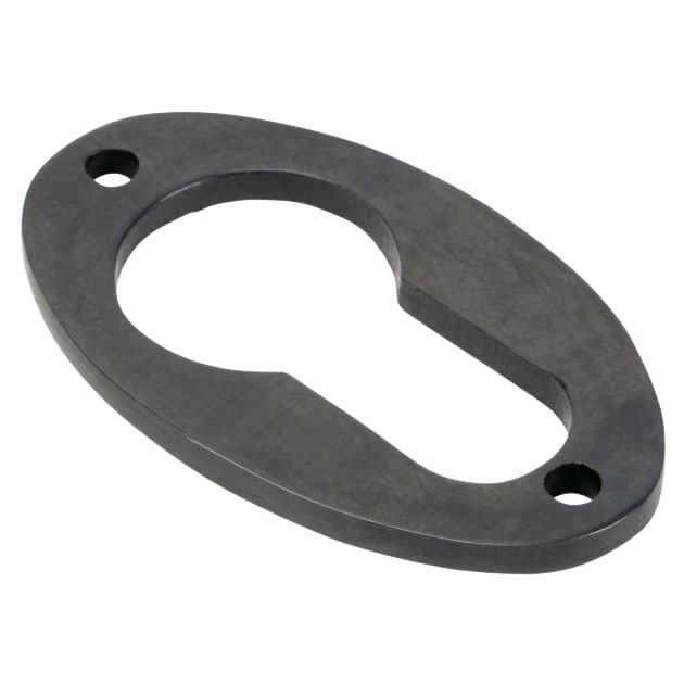Oval Escutcheon - 51 x 31mm - Euro - Aged Bronze