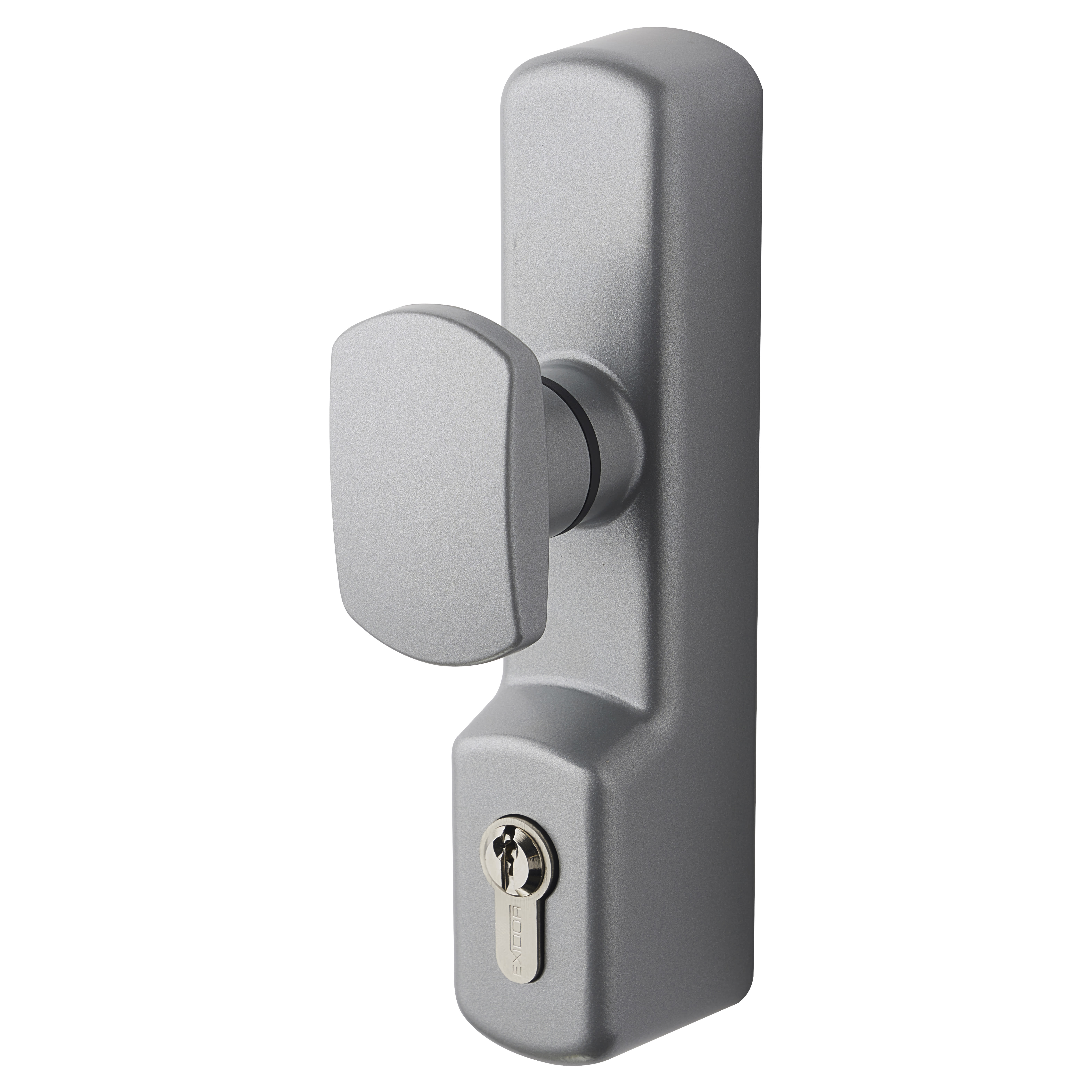 526EC Outside Access Device - Oval Knob - Silver