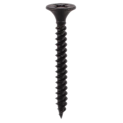Fine Thread Bugle Head Drywall Screws - 3.5 x 25mm - Dark Grey Phosphate - Pack of 1000