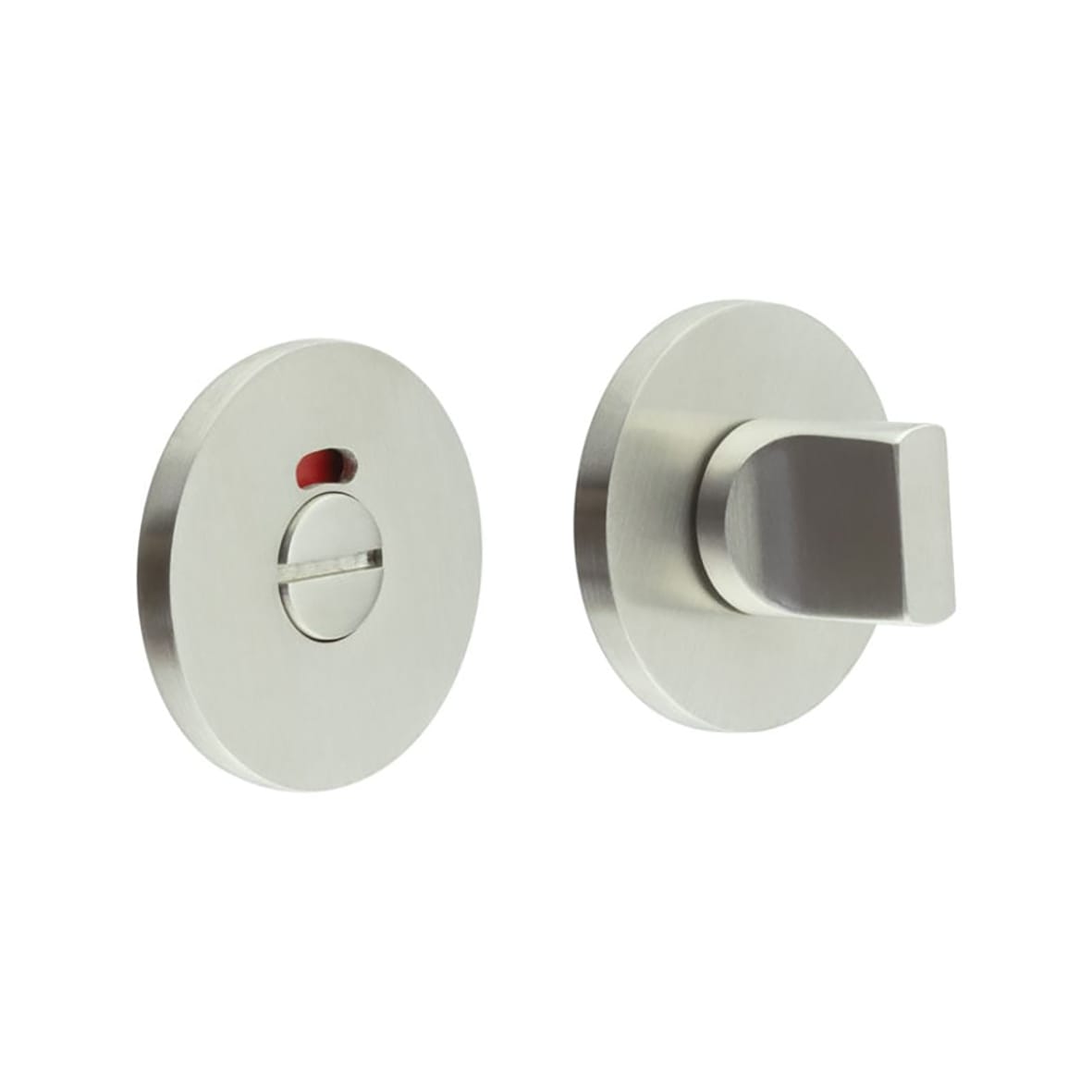 Bathroom Turn & Release with Indicator - 54mm Diameter - 316 Satin Stainless