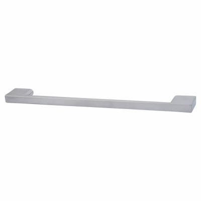 9mm Slim D-Bar Cabinet Pull Handle - 192mm Centres - Brushed Chrome
