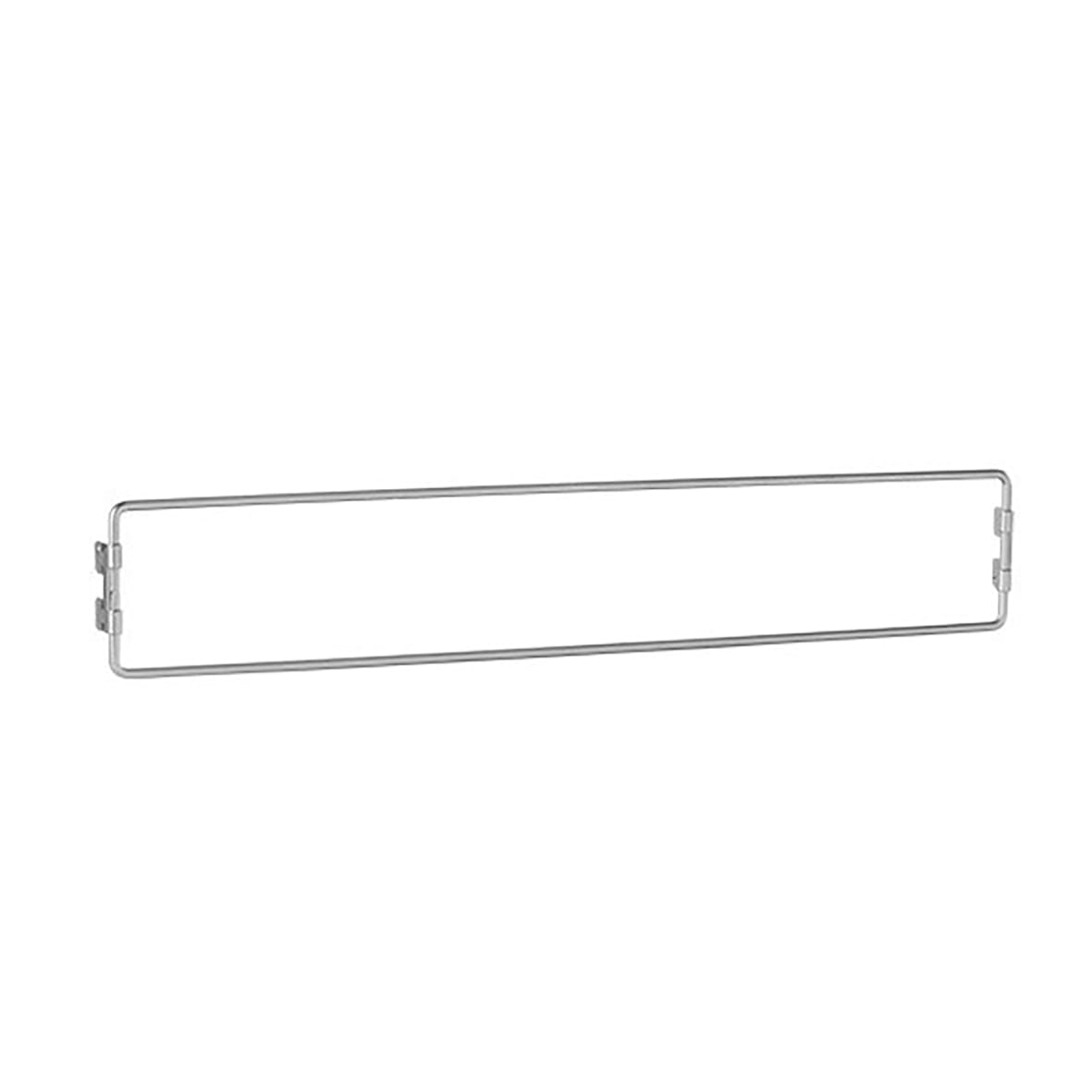 Top Track System - Double Storage Hanging Rail - 598mm Length - Platinum