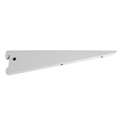 Twin Slot Shelf Bracket - 320mm Length - White