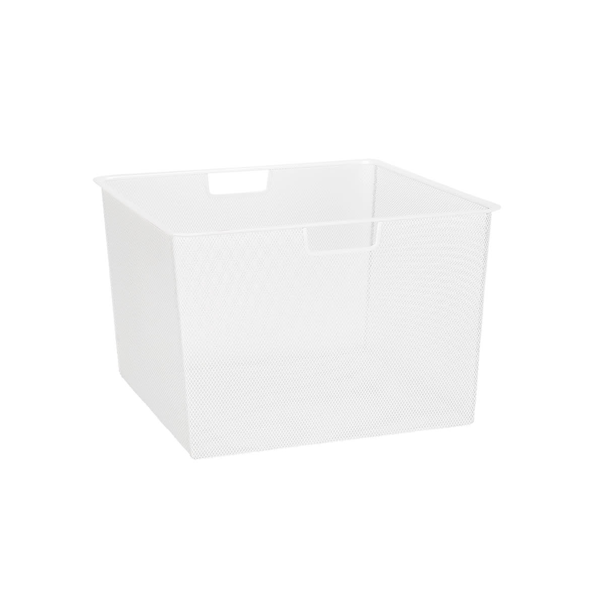Top Track System - Click In Deep Mesh Basket for Gliding Frame - 427 x 427 x 285mm - White