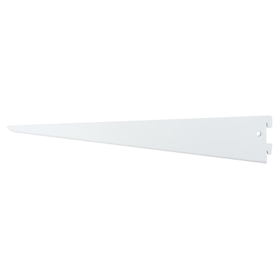 Twin Slot Shelf Bracket - 470mm Length - White