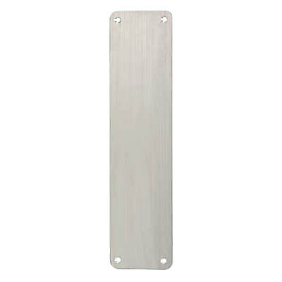 Stainless Steel Plain Finger Plate - 300 x 75 x 1.5mm - Polished