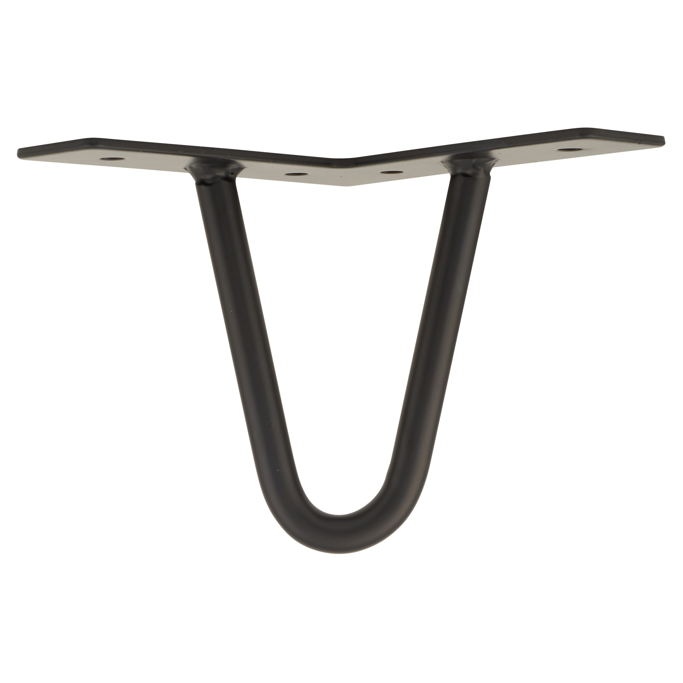 Hairpin Leg - 2 Pin - 100mm Height - Matt Black