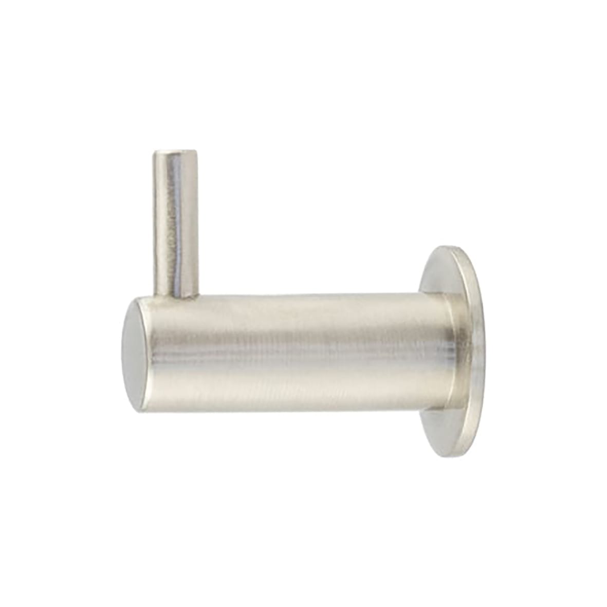 Single Coat Hook - 37 x 24mm - Satin Nickel
