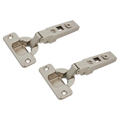 CLIP Cabinet Hinge - 100° - Sprung - Overlay - Zinc Plated - Pair 268127P