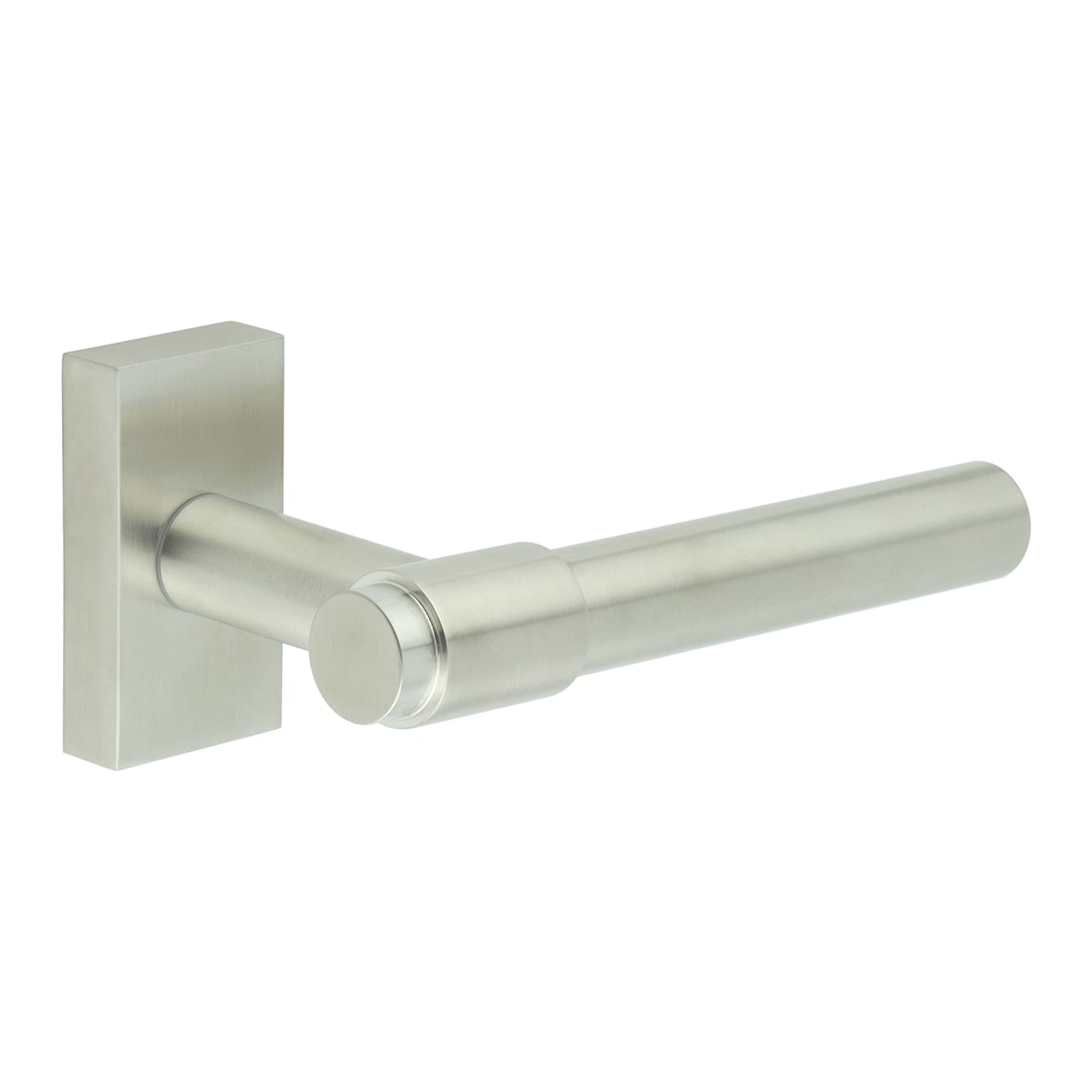 Satin Stainless Steel uPVC Multipoint Door Handles on Rectangular Rose - CR-103 Range