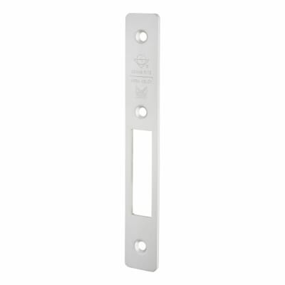 MS1850S Screw Cylinder Hook Deadlock Faceplate - 174 x 25mm - Satin Anodised Aluminium