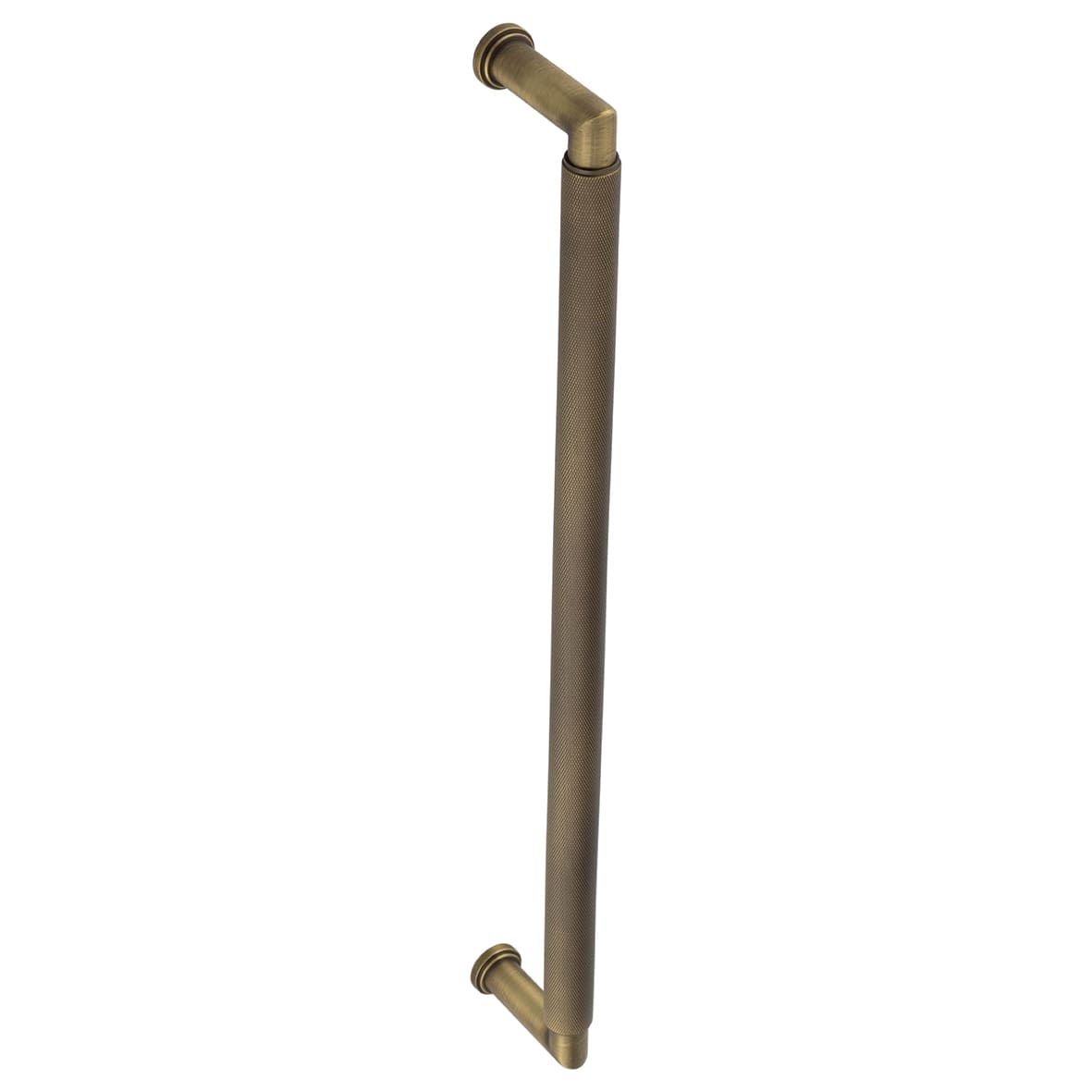 Antique Brass 20mm D-Bar Door Pull Handle - Screw Fix - 425mm c/c - Piccadilly Range