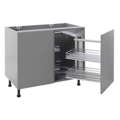 Soft Close Corner Organiser Plus - Right Hand - Fits to Cabinet Width 900/1000mm