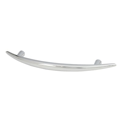 Kiss 2 Curved T-Bar Cabinet Pull Handle - 96mm Centres - Polished Chrome