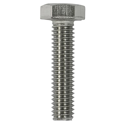 Hex Set Screw - M8 x 80mm - A2 Stainless Steel - Pack of 5