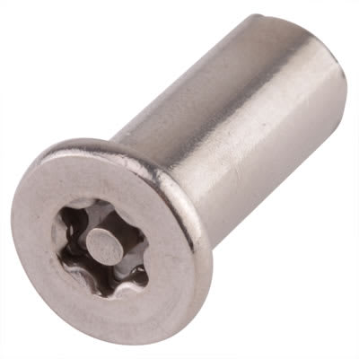 6-Lobe Barrel Nuts - M8 x 20mm - CSK Head - Pack of 50