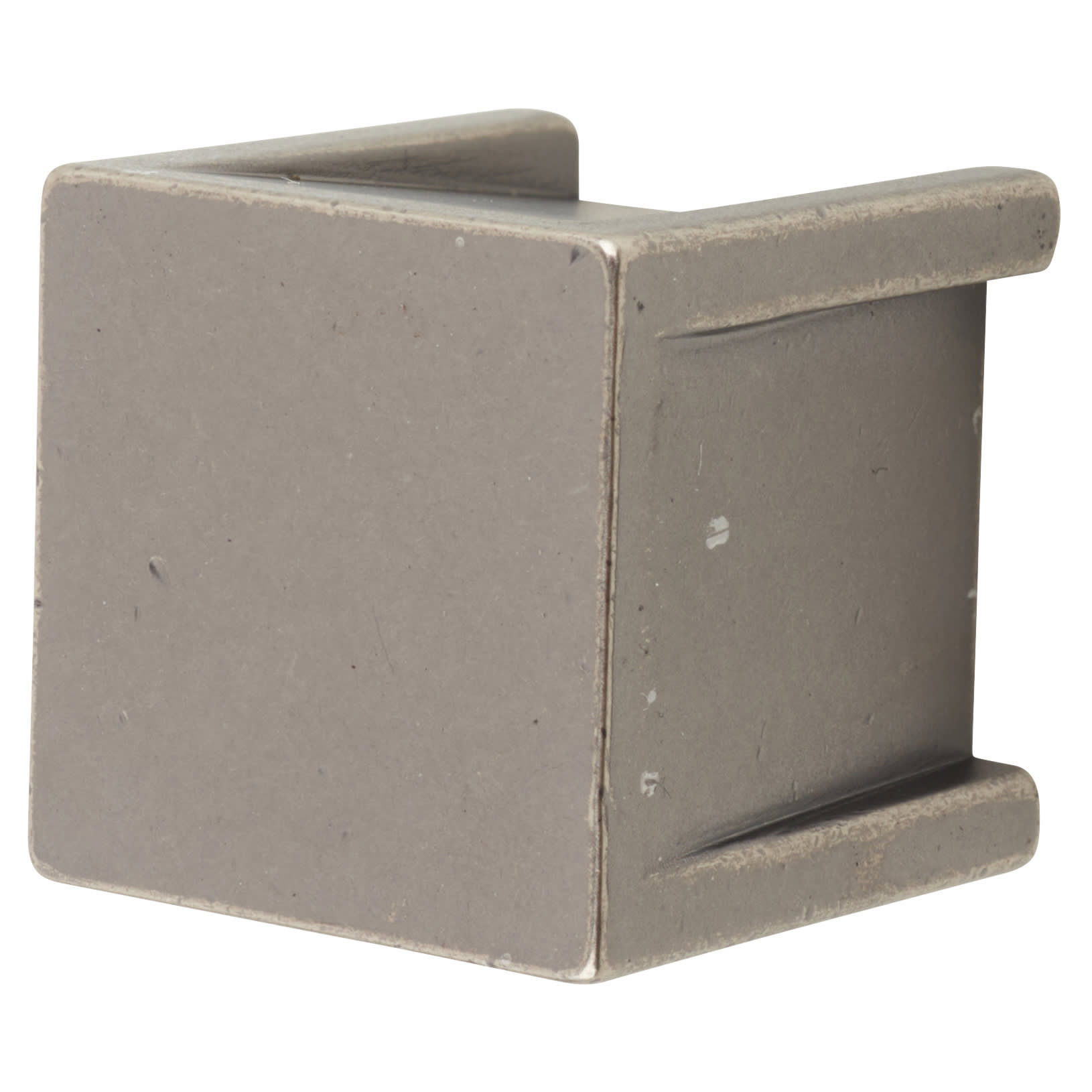 Podium Square Cabinet Knob - 22 x 22mm - Iron