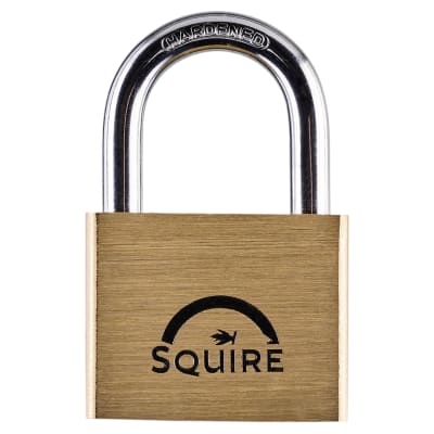 Lion Open Shackle Padlock - 50mm Body - 30 x 28mm Shackle - Brass