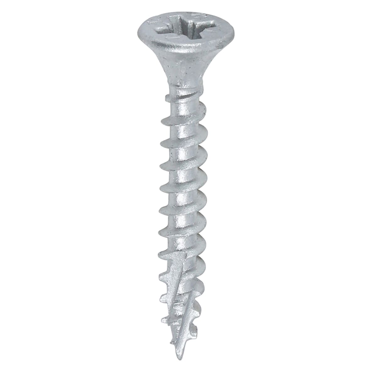 C2 Exterior Pozi Countersunk Wood Screws - 4.0 x 30mm - Silver Organic - Pack of 200