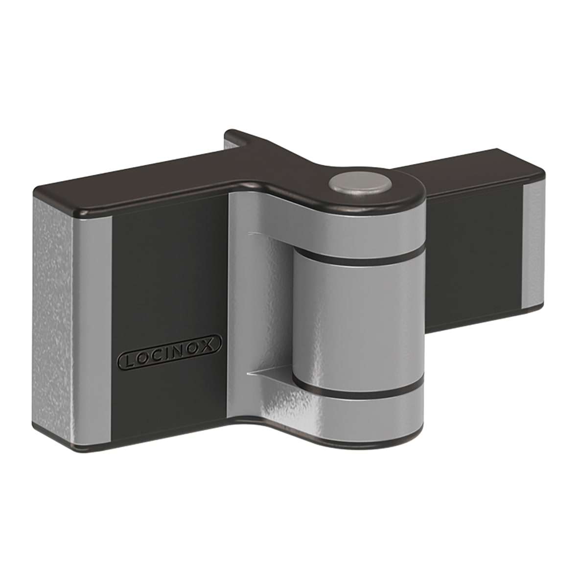 Puma Quick Fix Adjustable 2-Way Compact Gate Hinge - 106.5 x 60mm - Silver - Pair