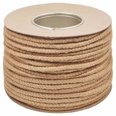 No.4 Natural Jute Sash Window Cord - 6mm Diameter - 100m Coil