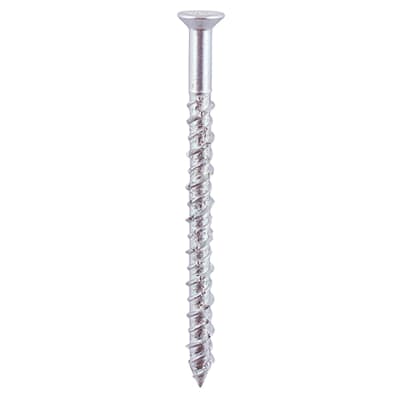 Masonry Screw - Countersunk - Zinc Plated - 6 x 100mm - Pack of 100